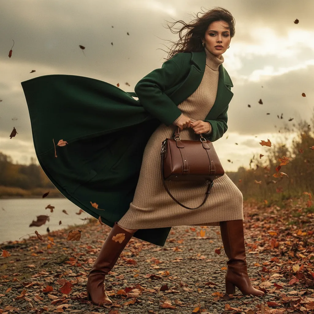 Chalisa ‘Oravine’ in a dramatic autumn lifestyle shot, bigger than life