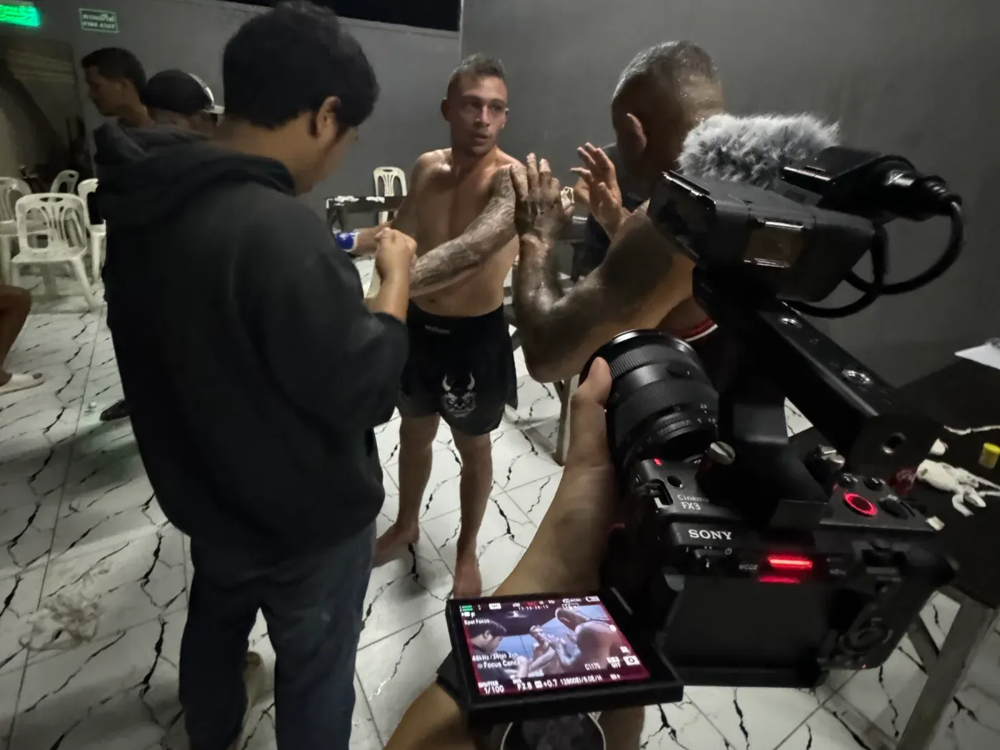Heinrich Songmin Berger (Henny) shooting for the feed