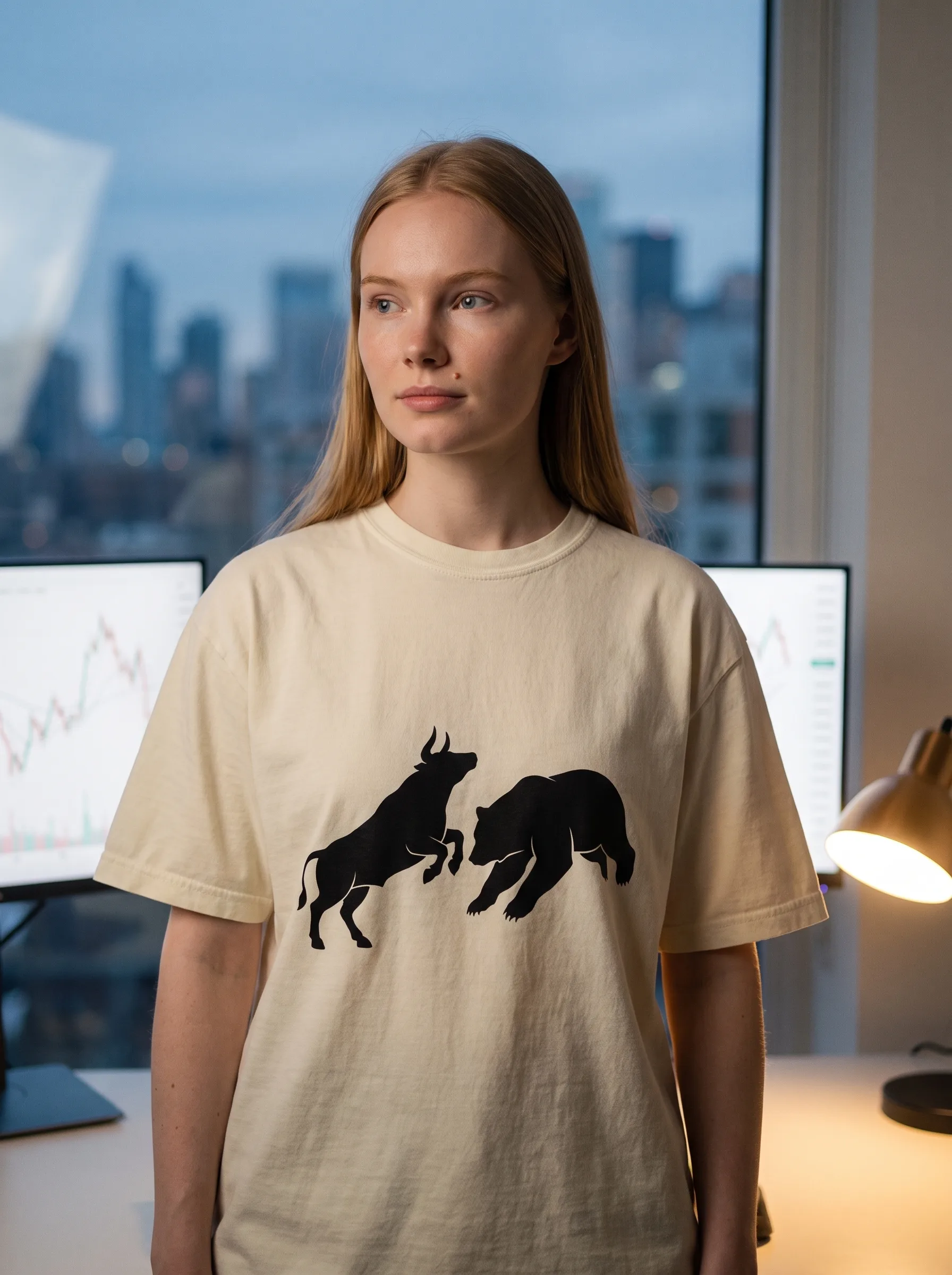 Bull & Bear Tee — Worn