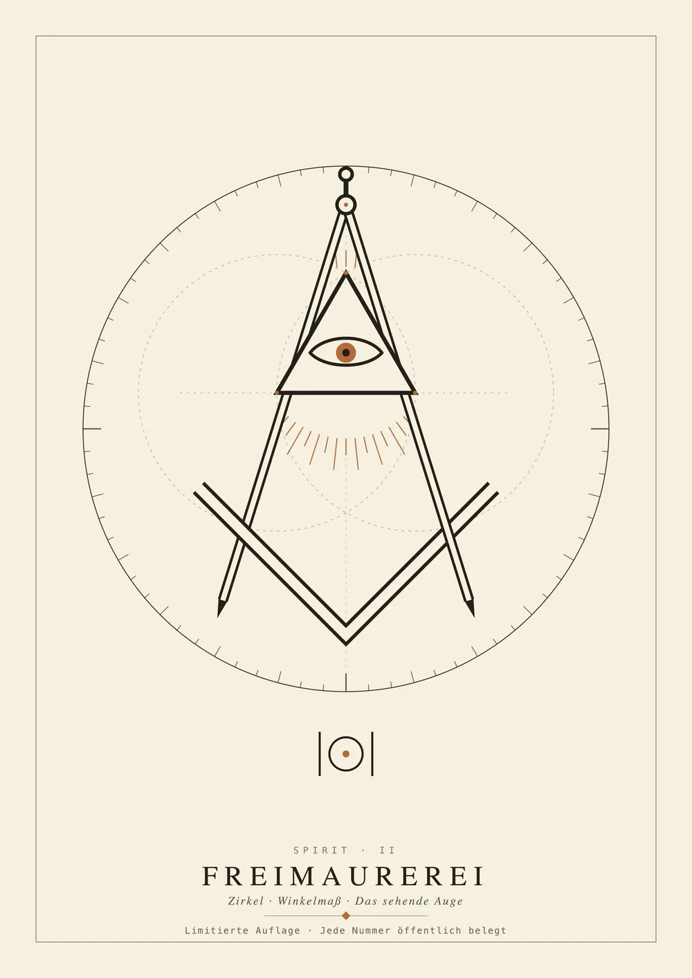 Freemasonry — Compass, Square, Eye