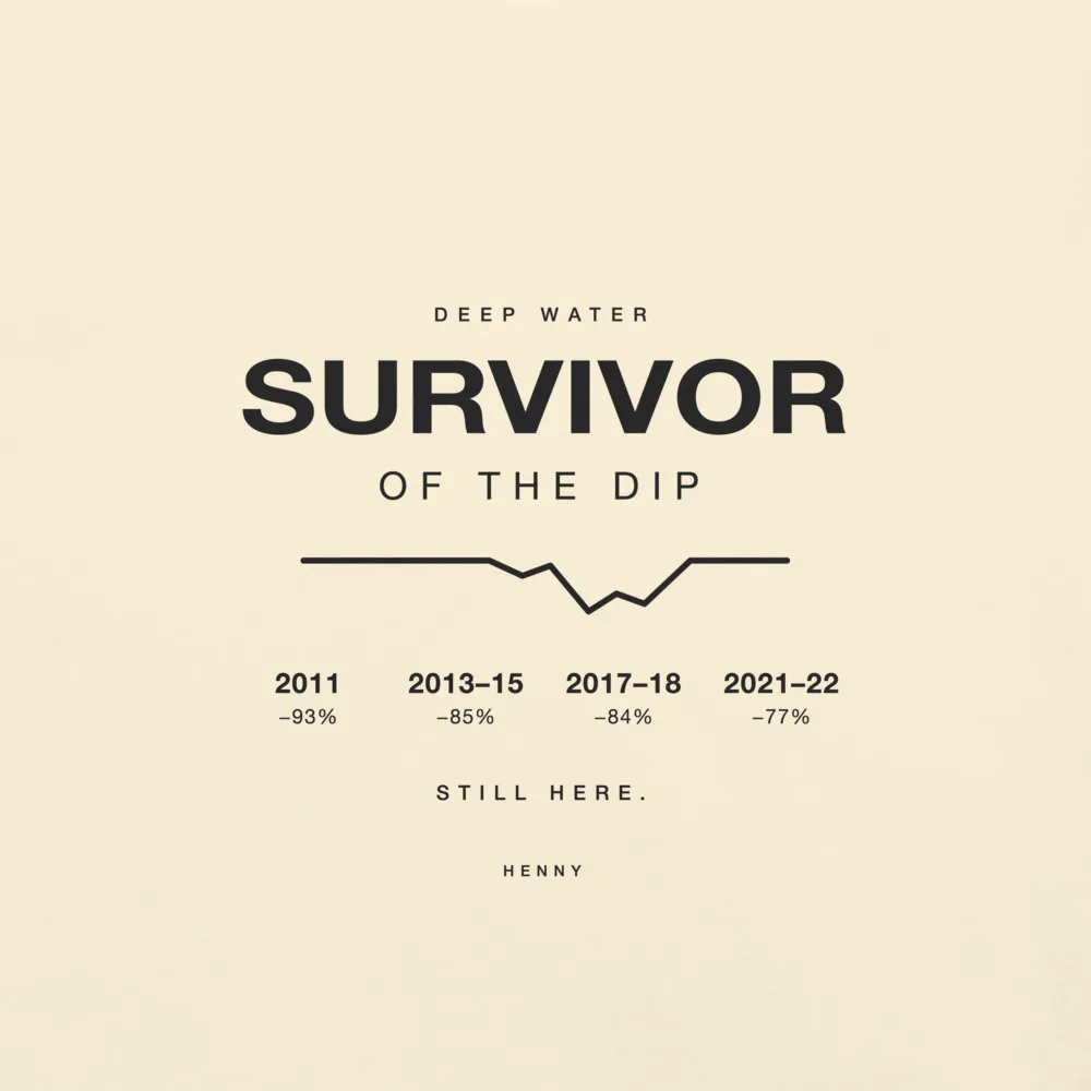 Survivor of the Dip Tee — Close-up on the piece