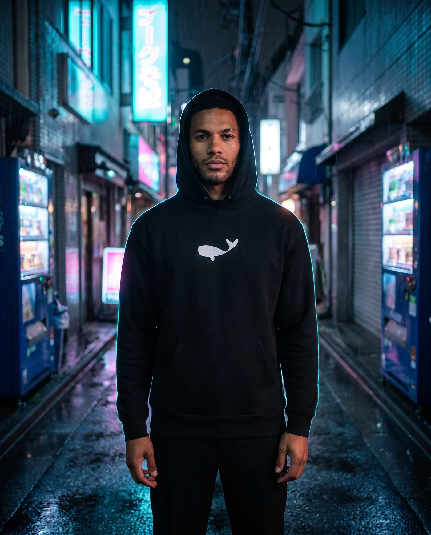 Whale Hoodie — Worn
