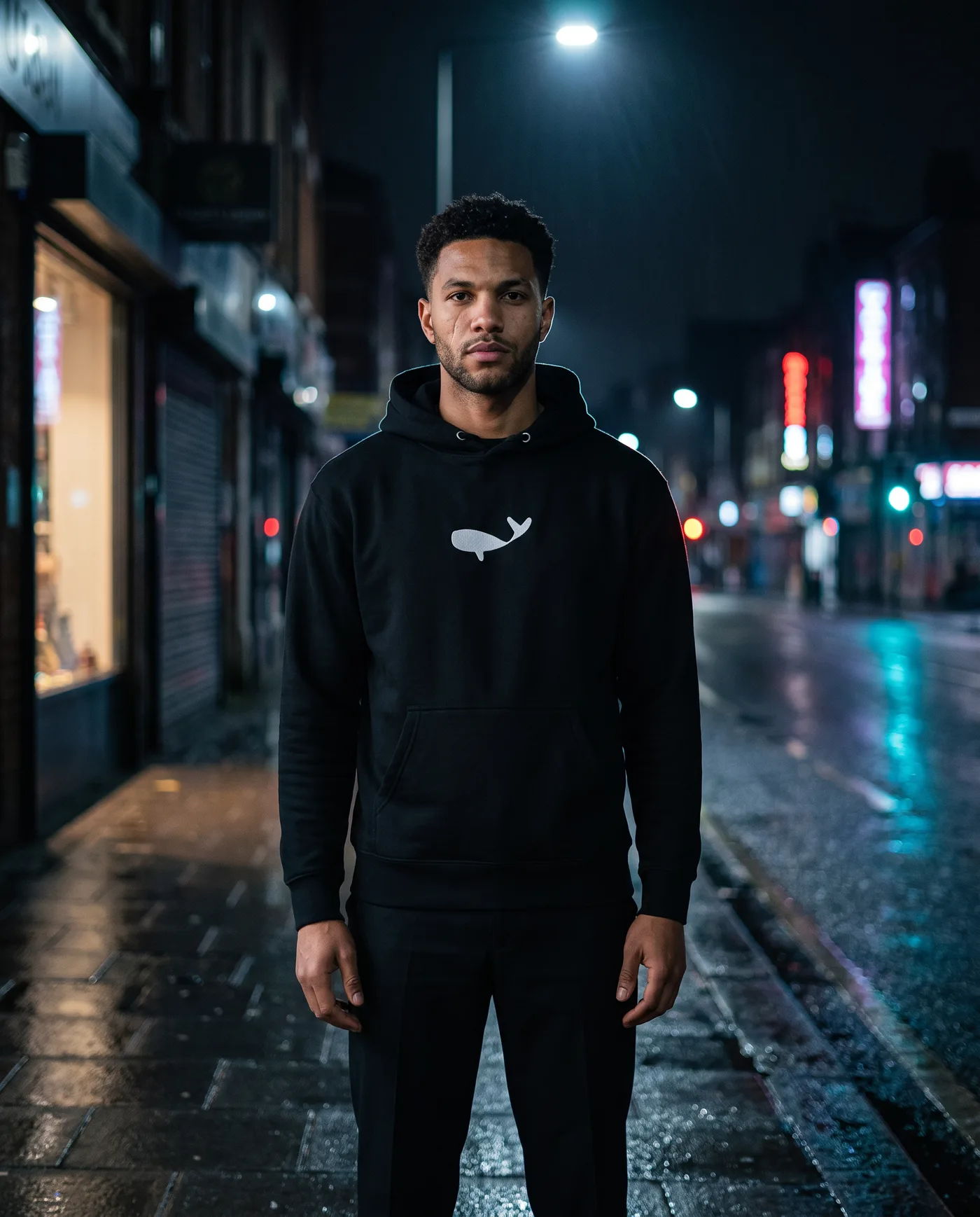 Whale Hoodie — Worn