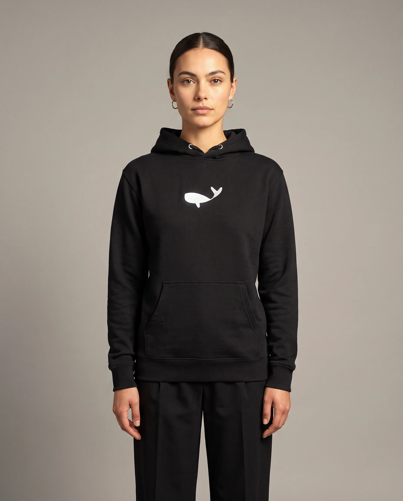 Whale Hoodie — Another view