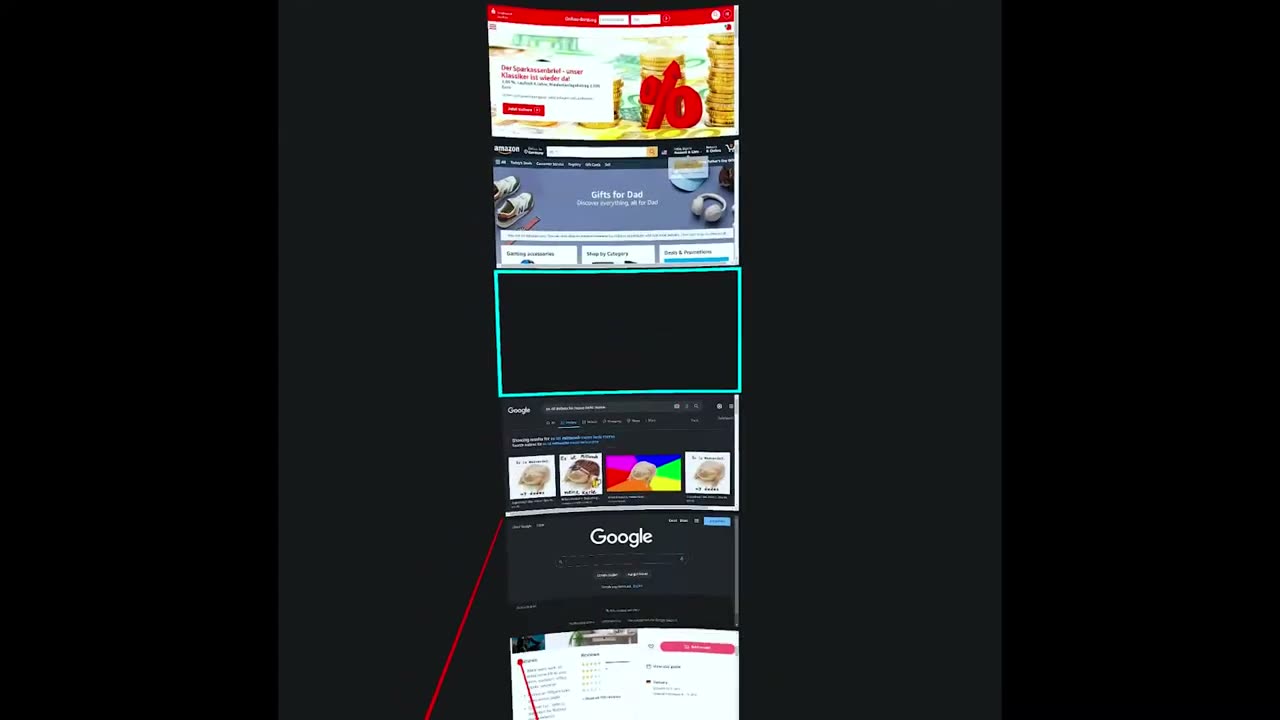 Exploring Browser Tabs in Virtual Reality
